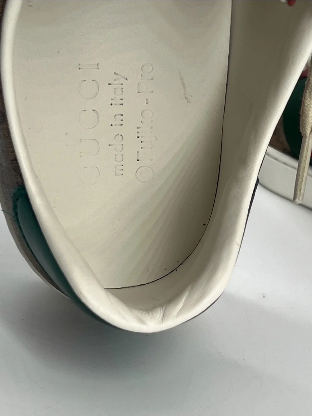 GUCCI X DORAEMON GG Monogram Canvas Sneakers Size 6 US